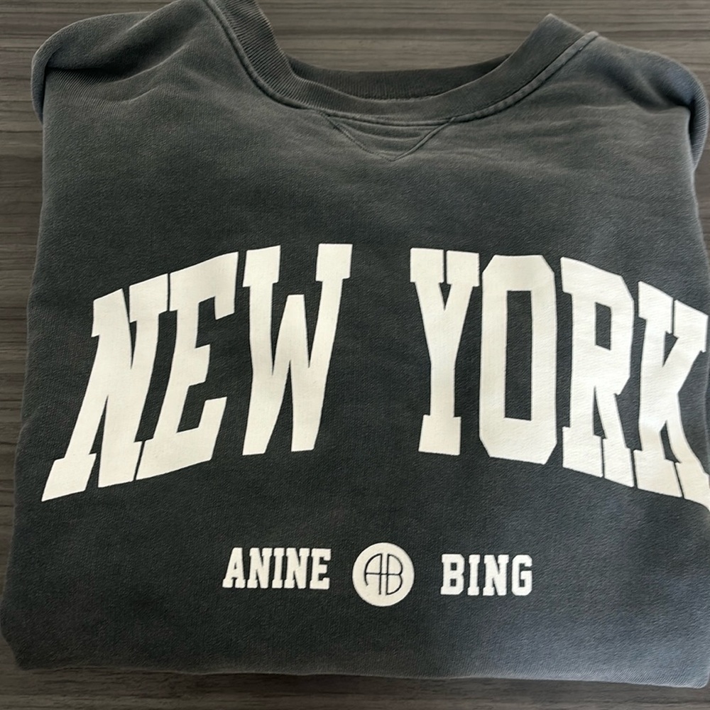 Anine Bing New York Sweatshirt - Size XS